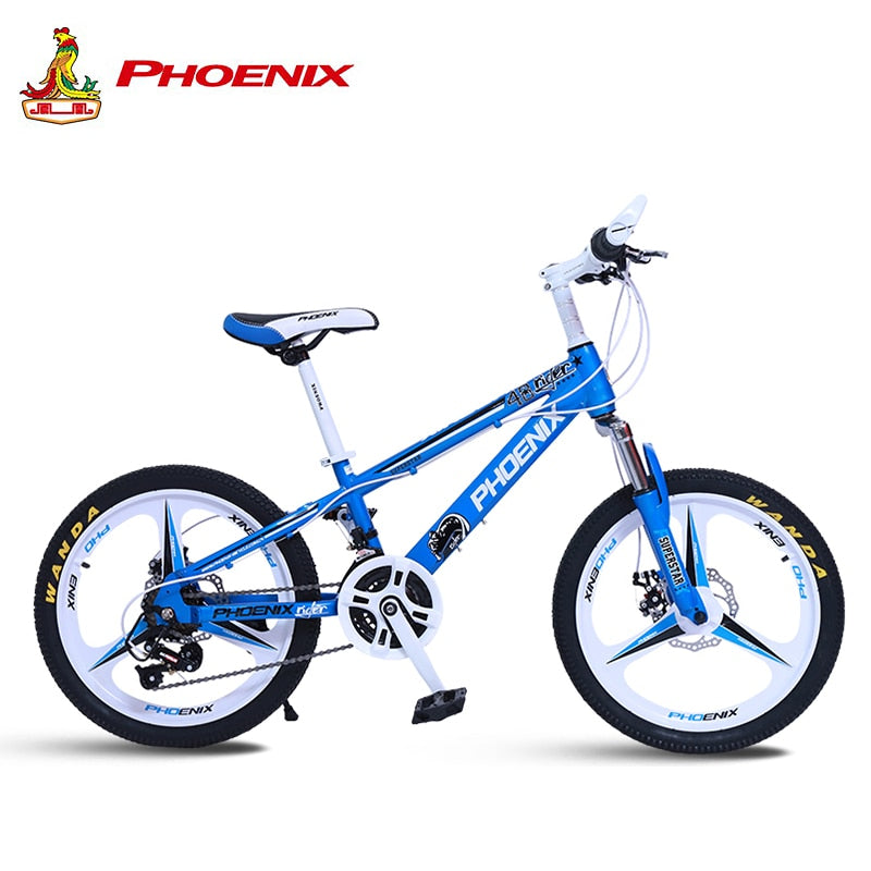 Phoenix Bicycle 20/22 in Children's Students Kids spokes and integrated Bicycles 21 speed High-Carbon Steel Sport Cycling Bike easy-smart-way.myshopify.com
