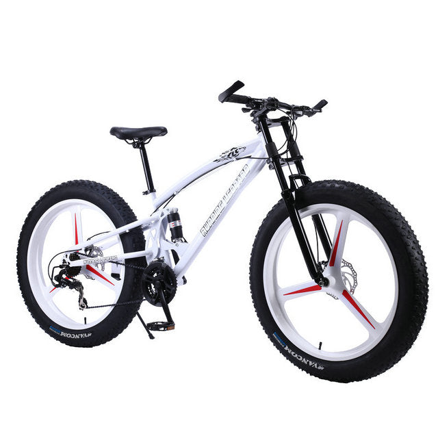 Fat Bike Speed Change Cross-country Mountain Bike, 4.0 Super Wide Tires, Snow Sand Bicycle, Male And Female Student Bicycle easy-smart-way.myshopify.com