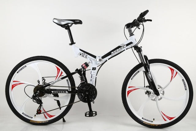 KUBEEN mountain bike 26-inch steel 21-speed bicycles dual disc brakes variable speed road bikes racing bicycle BMX Bike easy-smart-way.myshopify.com