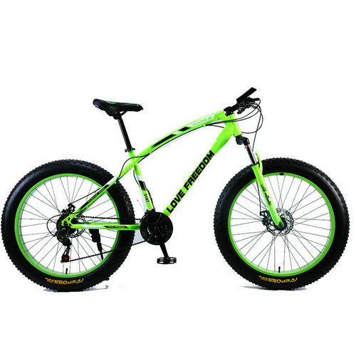 Love Freedom Top quality Bike 7/21/24/27 Speed 26 * 4.0 Fat Bike Shock Absorbers Bicycle Free Delivery Snow Bike easy-smart-way.myshopify.com