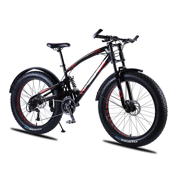 Love Freedom Top quality Bike 7/21/24/27 Speed 26 * 4.0 Fat Bike Shock Absorbers Bicycle Free Delivery Snow Bike easy-smart-way.myshopify.com
