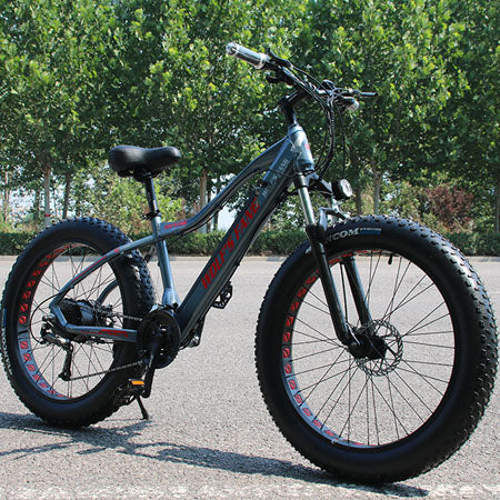wolf's fang Electric Bike 48V 500W Motor 10/13Ah 27 speed Aluminum Folding Electric Bicycle hidden lithium battery electric bike easy-smart-way.myshopify.com
