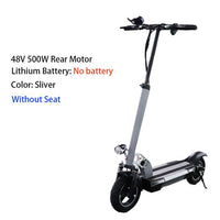 48V 26A lithium battery electric scooter max over 100km 48V500W Folding electric bike with seat electric skateboard kick scooter easy-smart-way.myshopify.com