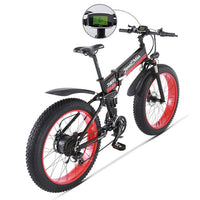 48V500W snow and mountain bike26 "folding bike 4.0 fat tire electric  Lithium battery moped Aluminium alloy frame easy-smart-way.myshopify.com