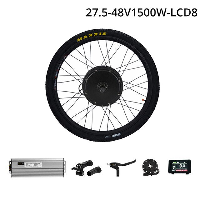 48V 1500W Cassette Motor Wheel 8/9 Speed Electric Bike Conversion Kit E Bike Set Electric Wheel for Bicycle Rear Hub Motor Wheel easy-smart-way.myshopify.com