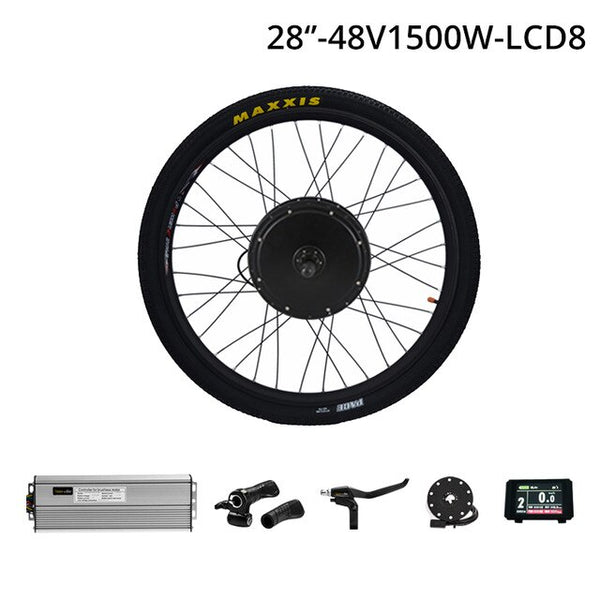 48V 1500W Cassette Motor Wheel 8/9 Speed Electric Bike Conversion Kit