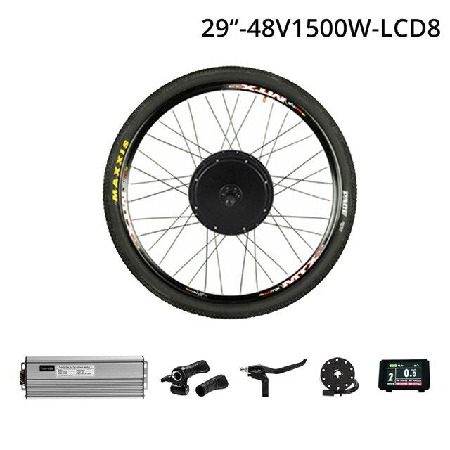 48V 1500W Cassette Motor Wheel 8/9 Speed Electric Bike Conversion Kit E Bike Set Electric Wheel for Bicycle Rear Hub Motor Wheel easy-smart-way.myshopify.com