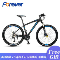 Forever Mountain Bike 27 Speed Double Hydraulic Disc Brake  Lightweight Aluminum Alloy Bicycle Men 27.5 inch Cycling MTB Bike easy-smart-way.myshopify.com