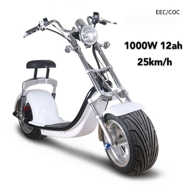 Europe Stock EEC/COC/CE EUROPE Citycoco 1000/2000W Electric Scooter 60v Electric Scooter Two Wheel Motorcycle Removable Battery easy-smart-way.myshopify.com