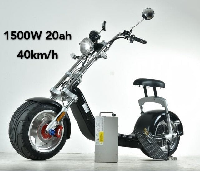 Europe Stock EEC/COC/CE EUROPE Citycoco 1000/2000W Electric Scooter 60v Electric Scooter Two Wheel Motorcycle Removable Battery easy-smart-way.myshopify.com