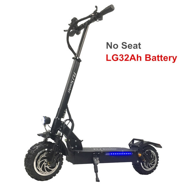 FLJ Newest 11inch Off Road wheel 60V/3200W Electric Kick Scooter for Adults powerful e scooter electric electro scooter easy-smart-way.myshopify.com