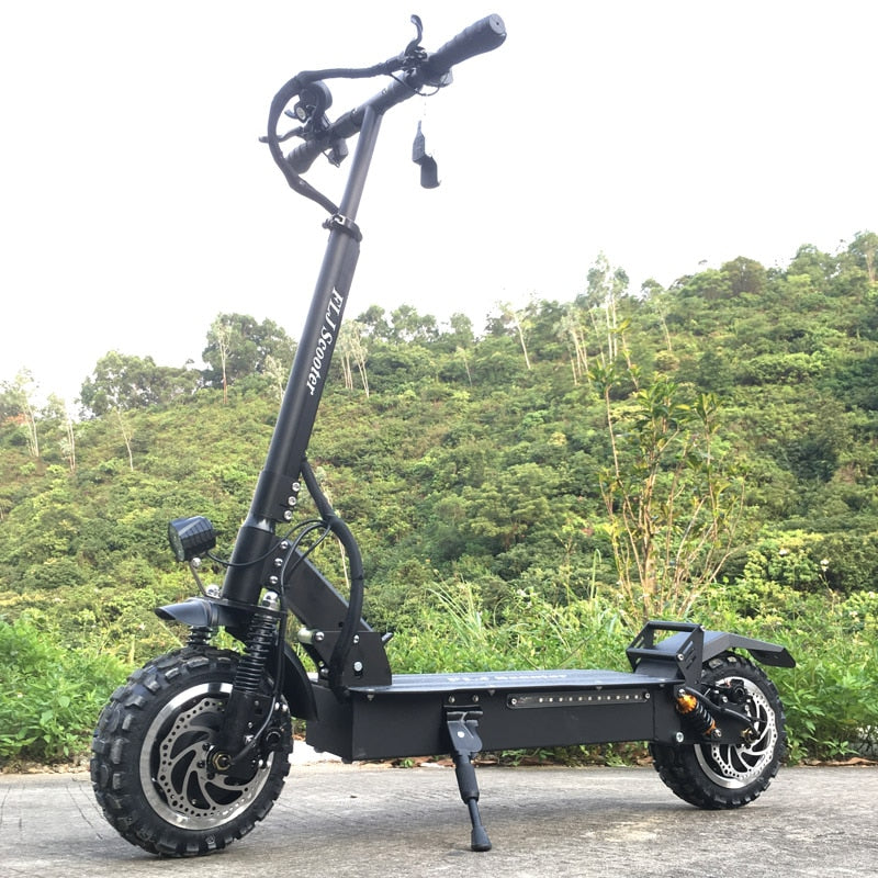 Powerful Electric Scooter 60V/3200W Electric Kick Scooter with 11inch on road / off road big fat wheel kick bike