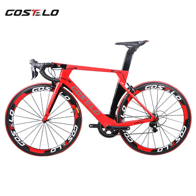 New Technology AEROMACHINE MONOCOQUE one piece Full Carbon Road Complete Bike Road Bicycle Frame wheels R8000 Groupset