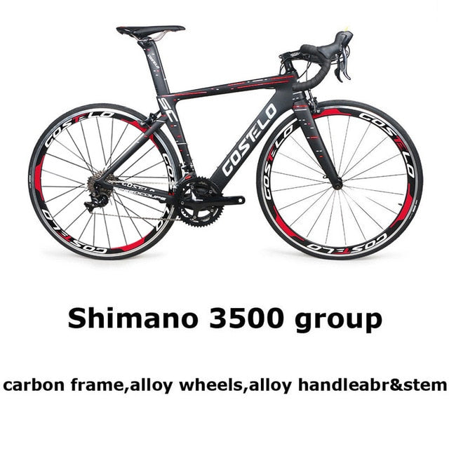 2019 Costelo Speedcoupe full carbon fiber road bike frame complete bicycle with 40mm wheels group cheap bike free shipping easy-smart-way.myshopify.com