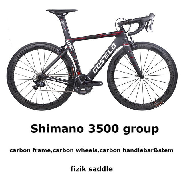 2019 Costelo Speedcoupe full carbon fiber road bike frame complete bicycle with 40mm wheels group cheap bike free shipping easy-smart-way.myshopify.com