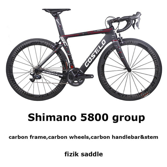 2019 Costelo Speedcoupe full carbon fiber road bike frame complete bicycle with 40mm wheels group cheap bike free shipping easy-smart-way.myshopify.com