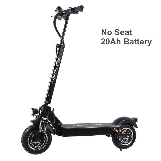 FLJ 2400W Adult Electric Scooter with seat foldable hoverboard fat tire electric kick scooter e scooter easy-smart-way.myshopify.com