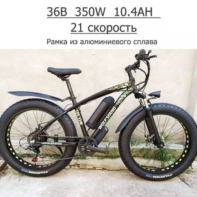 Wolf's fang Dual Disc Brake  Electric Bike City electric bike Lithium Battery Bicycle 48V500W 13AH ebike Ladies free delivery easy-smart-way.myshopify.com