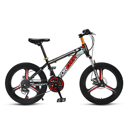FOREVER Mountain Bike for Teenager Suspension Al magnesium Alloy Integrated Wheel Bicycle 3 knives 24speed MTB for Students 20in easy-smart-way.myshopify.com