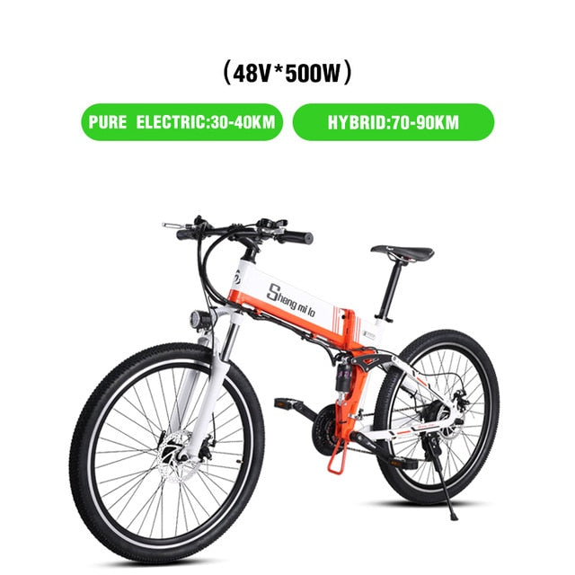 New electric bicycle 48V500W assisted mountain bicycle lithium electric bicycle Moped electric bike  ebike electric bicycle elec easy-smart-way.myshopify.com