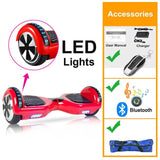 6.5 Inch Met Zak Rood Roze Self Balancing Scooter Elektrische Skateboard Hover Board Smart Balance Board Overboord Vespa easy-smart-way.myshopify.com