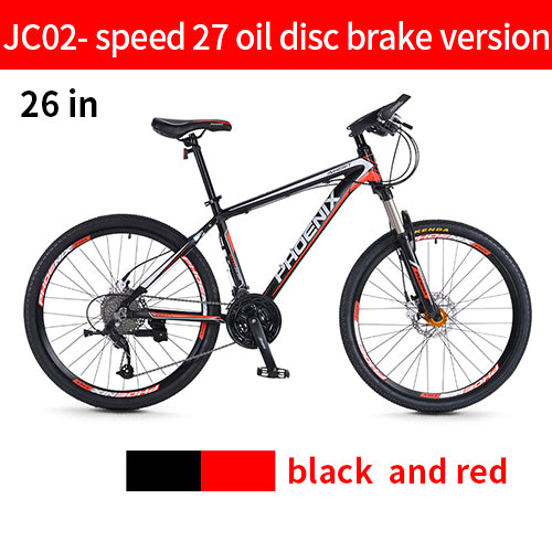 Phoenix Mountain Bike 27 Speed Men Women Steel Bicycle  MTB Suspension Microshift Bike Fork Bicycle Adults off-road Cycling Bike easy-smart-way.myshopify.com