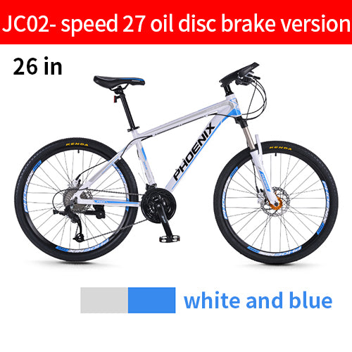 Phoenix Mountain Bike 27 Speed Men Women Steel Bicycle  MTB Suspension Microshift Bike Fork Bicycle Adults off-road Cycling Bike easy-smart-way.myshopify.com