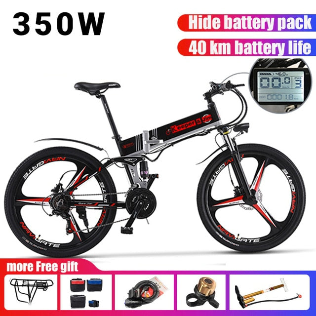 K&J Electric bicycle 500W 12.8AH 21-speed electric bicycle electric vehicle 26 "off-road electric bicycle easy-smart-way.myshopify.com