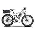 Cyrusher XF800 Electric Bicycle double Suspension 7 Speeds,Fat tire eBike, 750W 48V,smart computer speedometer electric bike easy-smart-way.myshopify.com