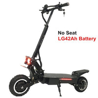 T112 3200W Dual Motor Powerful Electric Scooter with off road tire wheel 2 big LED scooter lights e bike kick scooter
