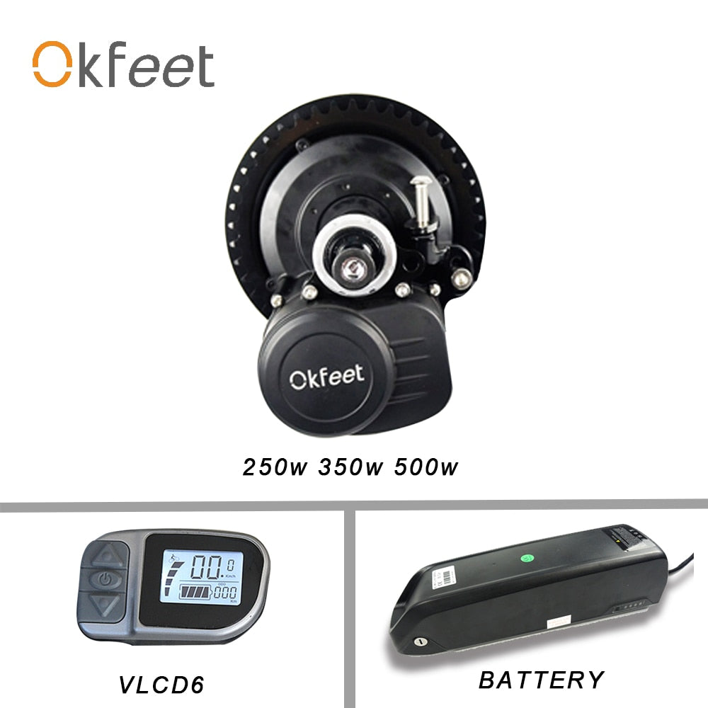 TSDZ 2 VLCD6 Tongsheng 36V 48V 250V 350V 500W Torque Sensor Mid Drive Motor Electric Bike e-bike Conversion Kit with Battery easy-smart-way.myshopify.com