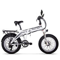 RICHBIT 500W 48V 20inch Fat Tire ebike Electric Bike Folding Snow Electric Bicycle Suspension Turning lights Mirrror Disc Brake easy-smart-way.myshopify.com