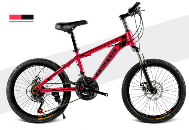 Children's bicycle 20inch 21 speed kids bike Children's variable speed mountain bike Two-disc brake bike various styles bicycle