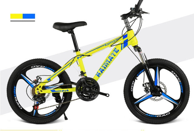 Children's bicycle 20inch 21 speed kids bike Children's variable speed mountain bike Two-disc brake bike various styles bicycle