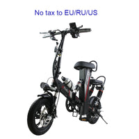 mini electric bike 12-inch power folding scooter adult small generation drive electric bicycle lithium battery electric bike easy-smart-way.myshopify.com