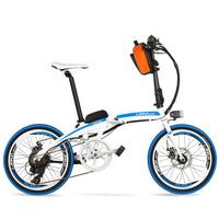 QF600 7 Speed Fast-folding E-bike, 20 Inch 240W Electric Bicycle, Aluminum Alloy Frame, Super Light, Disc Brake (No Battery) easy-smart-way.myshopify.com