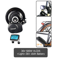 tsdz2 Tongsheng 36V 48V 250W 350W 500W vlcd5 Display Mid Drive Motor Electric Bike Bicycle Ebike Conversion Kit  with Battery easy-smart-way.myshopify.com