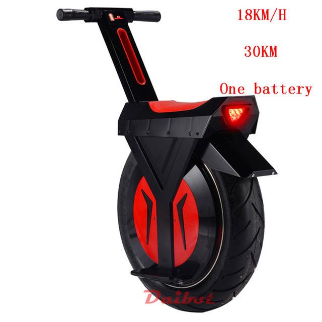 17 Inch Big Tires Electric Unicycle Monowheel 500W 60V One Wheel Balance Scooters For Adults With Two Batteries easy-smart-way.myshopify.com