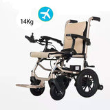 Motorized Wheelchair Electric Wheelchair Folding Portable Elderly Disabled Walkers Get On The Plane Lithium Battery Wheelchair easy-smart-way.myshopify.com