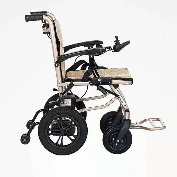 Motorized Wheelchair Electric Wheelchair Folding Portable Elderly Disabled Walkers Get On The Plane Lithium Battery Wheelchair easy-smart-way.myshopify.com