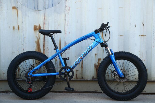 20 inch fat bike children kid fat tire mountain bike Beach cruiser bicycle high quality carbon steel disc brake big wheel MTB