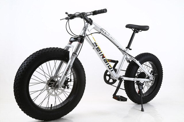 20 inch fat bike children kid fat tire mountain bike Beach cruiser bicycle high quality carbon steel disc brake big wheel MTB