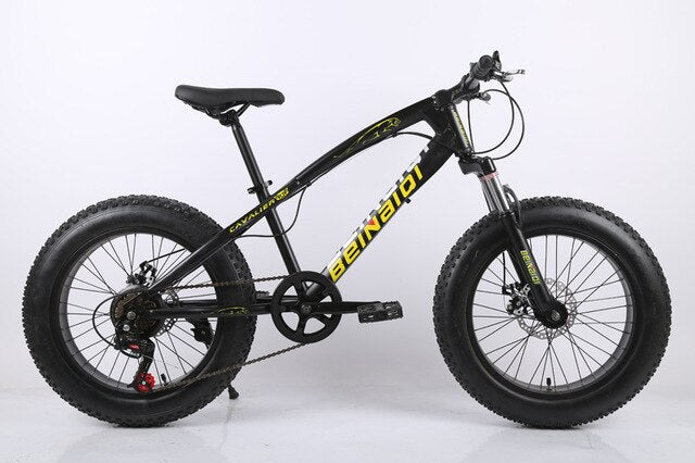 20 inch fat bike children kid fat tire mountain bike Beach cruiser bicycle high quality carbon steel disc brake big wheel MTB