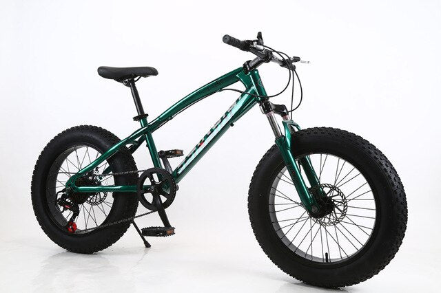 20 inch fat bike children kid fat tire mountain bike Beach cruiser bicycle high quality carbon steel disc brake big wheel MTB