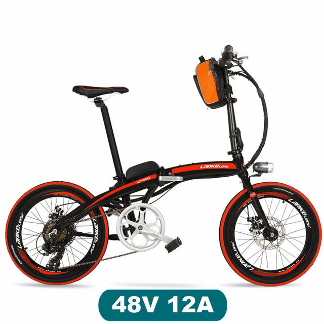 QF600 7 Speed, Fast-folding, 20", 36/48V, 240W, Electric Bicycle, Aluminum Alloy Frame, Super Light, Folding Pedal, Disc Brake. easy-smart-way.myshopify.com