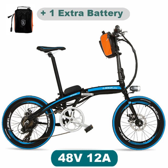 QF600 7 Speed, Fast-folding, 20", 36/48V, 240W, Electric Bicycle, Aluminum Alloy Frame, Super Light, Folding Pedal, Disc Brake. easy-smart-way.myshopify.com
