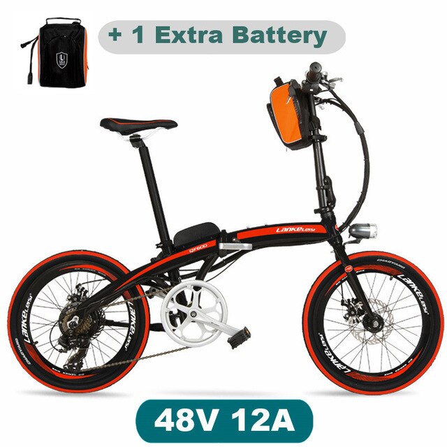 QF600 7 Speed, Fast-folding, 20", 36/48V, 240W, Electric Bicycle, Aluminum Alloy Frame, Super Light, Folding Pedal, Disc Brake. easy-smart-way.myshopify.com