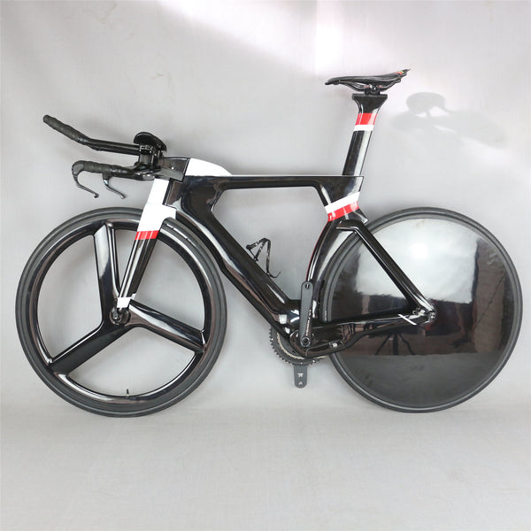 SERAPH  complete TT bike 700C Time Trial Triathlon t800 full carbon fiber  black frame using TRP brakes  FM-TT01