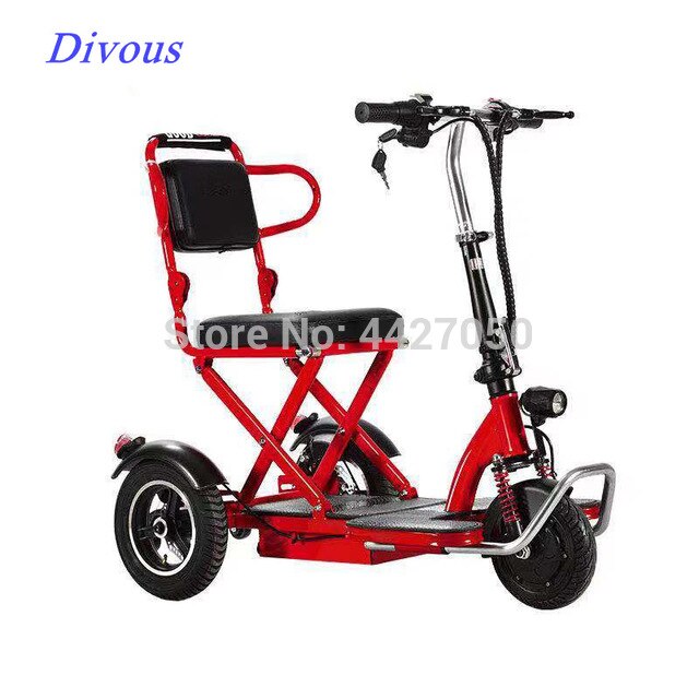free shipping  three-wheeled lightweight folding elderly scooter electric  wheelchair easy-smart-way.myshopify.com
