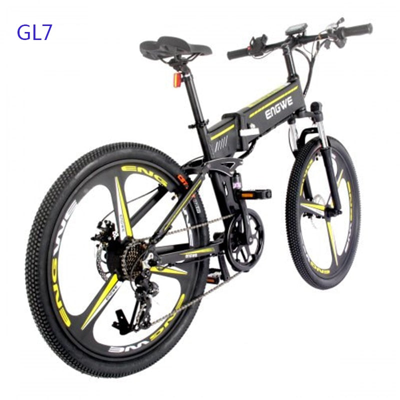 Electric Bike 48V12.5A Lithium Battery 26inch Aluminum Folding Electric Bicycle 400W Powerful Mountain ebike Snow /beach e bike easy-smart-way.myshopify.com
